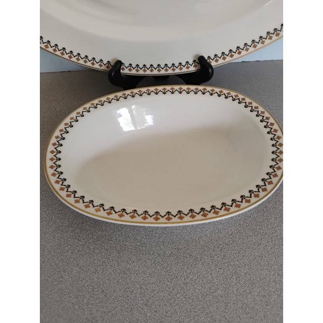 Ceramic 1930s Haviland France Schleiger 570-1 Set of 3 Serving Platters For Sale - Image 7 of 9