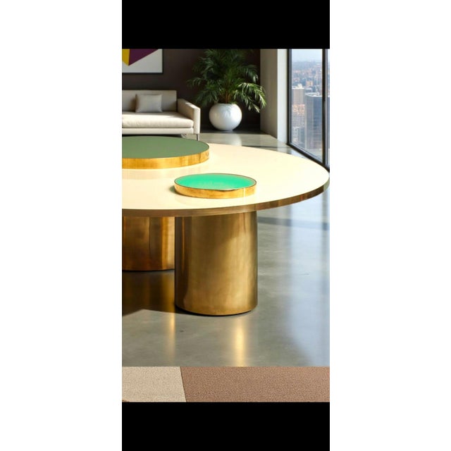 Italian Coffee Table in Brass and Glass from Justfurnituress SRL For Sale - Image 18 of 18