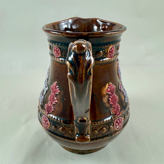 Brown English Measham Bargeware Home Sweet Home Jug For Sale - Image 8 of 12