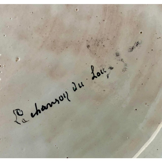 Majolica Earthenware Dish by Liautey Godefroy, 1892 For Sale - Image 9 of 11