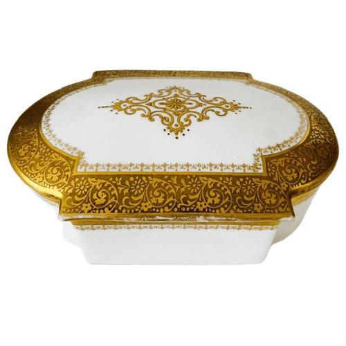 Vintage Sieradendoos Bonbonnière in Porcelain from Perlam Limoges, 1950s For Sale - Image 10 of 10