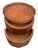 French Vintage French Bombe Bedside Cabinet Nightstand Drum Table Concealed Drawers For Sale - Image 3 of 13