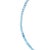 Metal Aquamarine Cubist Necklace For Sale - Image 7 of 9