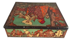 Antique Talmone Tin Box, 1930s