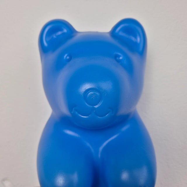 Blue Postmodern Blue Bear Table Lamp, Germany, 1990s For Sale - Image 8 of 8
