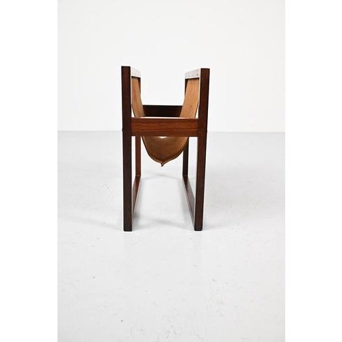 Danish Rosewood Magazine Holder For Sale - Image 6 of 9