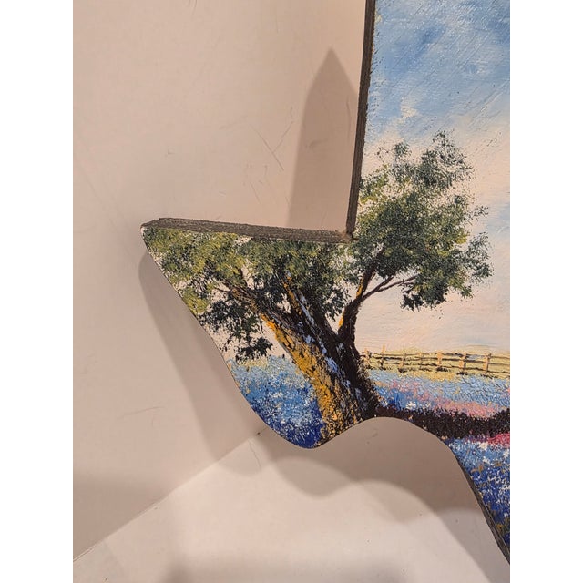 Traditional Texas Wildflower Bluebonnet Painting by Doris Pfullmann Reimers For Sale - Image 3 of 7