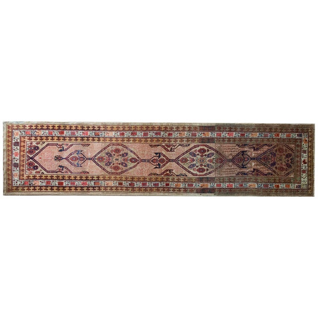 Camel Early 20th Century Persian Serab Rug For Sale - Image 8 of 14