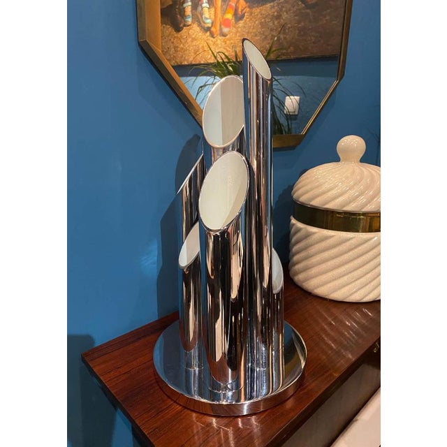 Glass Tube Lamp by Eduardo Duque for Estudios DG Madrid, 1960s For Sale - Image 4 of 6