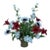 Vintage French Imortelle Glass Beaded Memorial Basket Bouquet For Sale