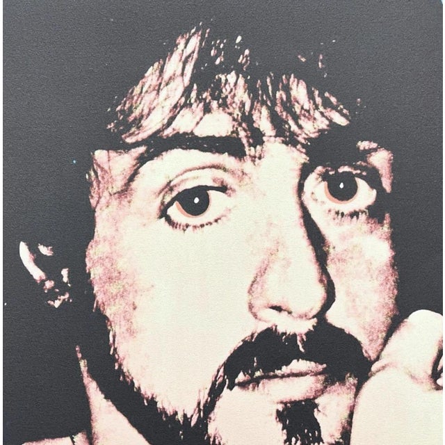 Andy Warhol (after) "Sylvester Stallone" print, size 60 x 60 cm, plate signed bottom right, numbered with pencil on heavy...