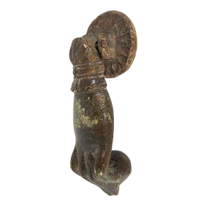 Antique Brass Lady Hand Door Knocker