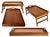 1970s 1970s Teak Wood Folding Bed/Lap Tray For Sale - Image 5 of 12