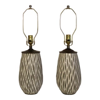 Mid 20th Century Carstens Influence Table Lamps - a Pair For Sale