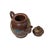 Chinese Vintage Chinese Reddish Brown Graphic Zisha Clay Teapot Art Display For Sale - Image 3 of 8