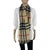 English Burberry Beige Plaid 100% Wool Scarf For Sale - Image 3 of 9