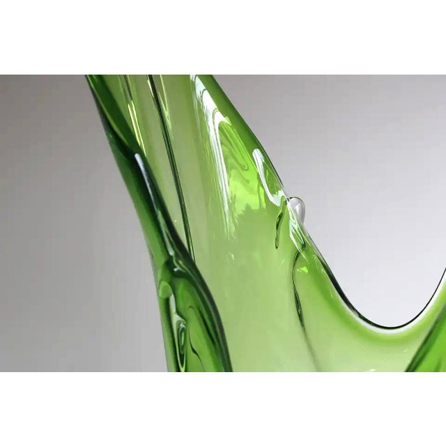 1950s Large Vintage Italian Murano Glass Vase by Fratelli Toso for Fratelli Toso, 1950 For Sale - Image 5 of 12