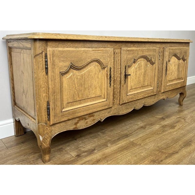 Vintage French Oak Storage Sideboard For Sale - Image 13 of 13