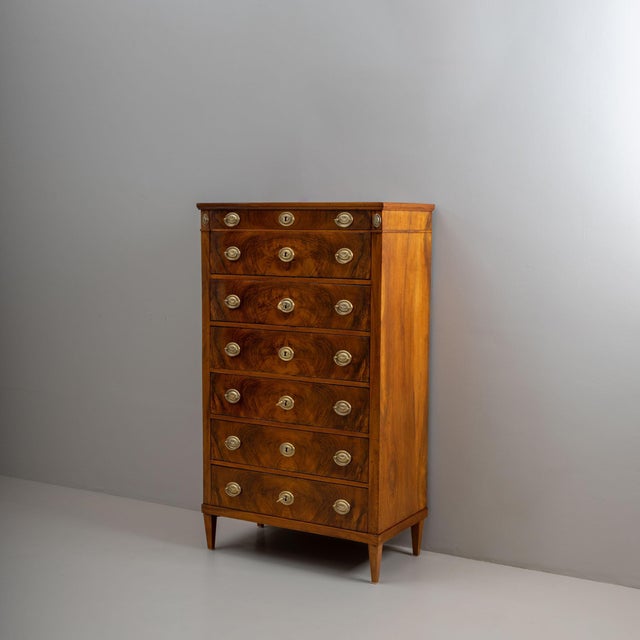Early 19th Century Tall Chest of Drawers, Vienna For Sale In New York - Image 6 of 6