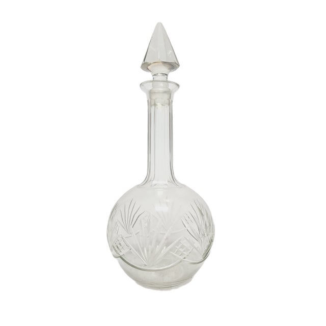 Art Deco Crystal Carafe, Germany, 1900s For Sale - Image 12 of 16