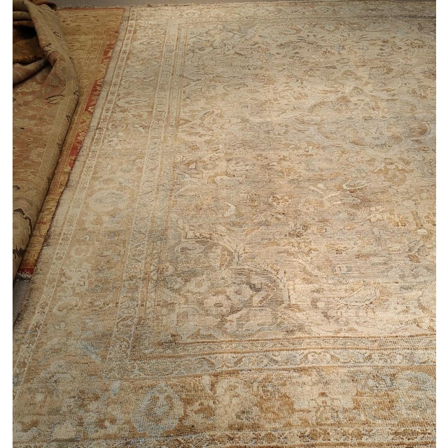 1960s Vintage Persian Mahal Handmade Knotted - 9x12 For Sale - Image 5 of 10