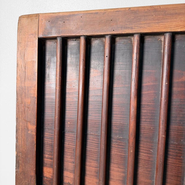 Wood Antique Japanese Wooden Wall Decoration, 1890 For Sale - Image 7 of 13