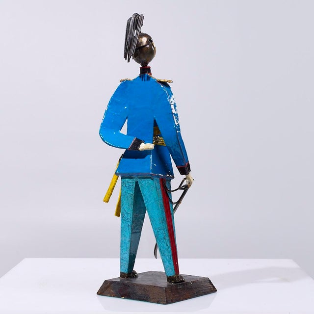 Metal Manuel Felguérez Mid-Century Mexican Metal Toy Soldier (1 of 7) For Sale - Image 7 of 9