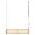 Gold Tekiò Horizontal P2 Pendant Lamp by Anthony Dickens For Sale - Image 8 of 8