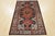 Cabin Zanjan Rug 4'5'' X 6'8'' Blue Wool Vintage Tribal Hand-Knotted Oriental Carpet For Sale - Image 3 of 15