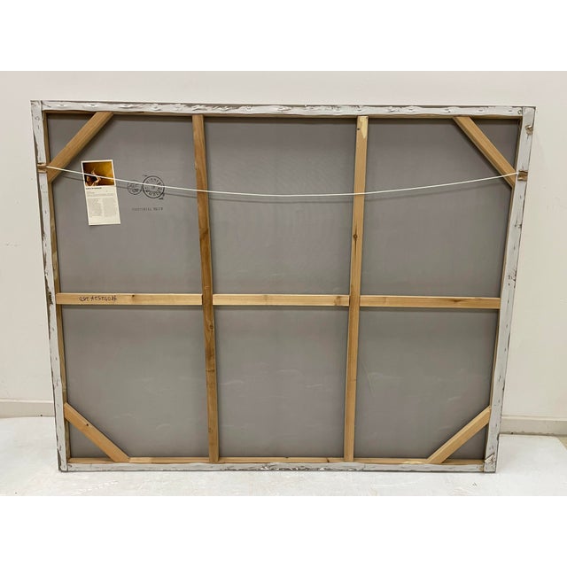 Textile Sarah Brooke Original Abstract Minimalist Oil Painting on Canvas For Sale - Image 7 of 11