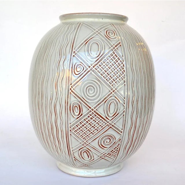 Vintage Dutch Ceramic Vases by Wim Visser for Sphinx, 1950s, Set of 2 For Sale - Image 9 of 13