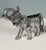 A striking silver-plated elephant form wine or champagne cooler beautifully modelled with its trunk raised aloft in a...