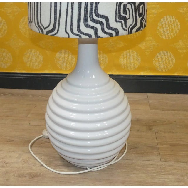 Vintage Floor Lamp with Ceramic Base, 1970s For Sale - Image 11 of 13
