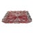 Large Antique American Brilliant Cut Glass Square Serving Bowl Platter Tray For Sale