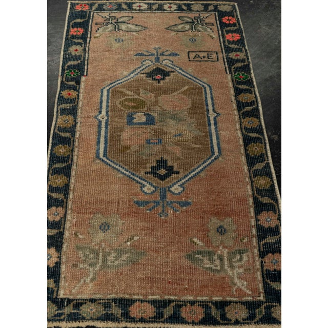 Turkish Mini Rug Oriental Hand Knotted Vintage Rug 1'6" x 2'7" #21218 Explore a curated collection of hallway runners,...