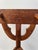 Swedish oak "Monk chair" with ethnic styling and intricate carving Designed C1930 by Bernhardt Hoettger