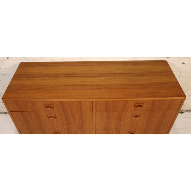 Mid-Century Modern Vintage Mid-Century Modern Teak Six Drawer Dresser For Sale - Image 3 of 12
