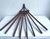 Wood Art Deco Wooden and Wrought Iron Fan-Shaped Towel Rack, 1930s For Sale - Image 7 of 7