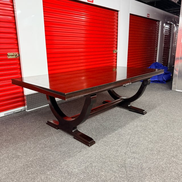 Brown Barbara Barry for Baker Expandable Dining Table For Sale - Image 8 of 14
