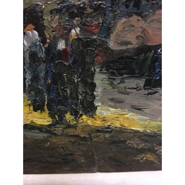St. Corentin Cathedral in Quimper, Brittany, France, Oil Painting on Plywood For Sale - Image 4 of 13