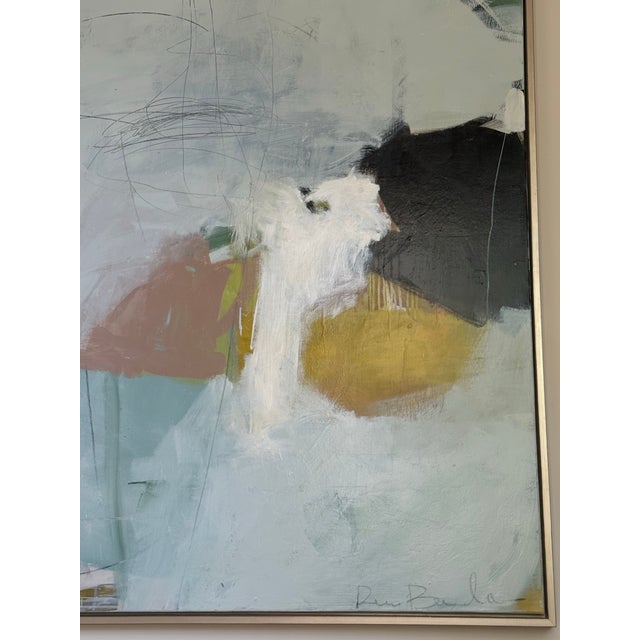Abstract Huge Renee Bouchon Abstract Acrylic Painting For Sale - Image 3 of 11