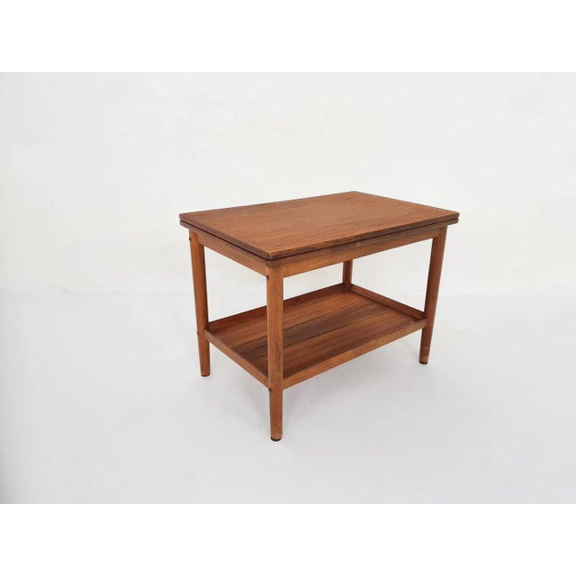 Foldable Side Table by Grete Jalk for Poul Jeppesen, Denmark, 1960s For Sale - Image 13 of 13