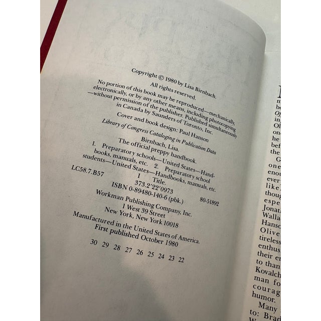 Late 20th Century 1980 the Official Preppy Handbook Paperback Book by Lisa Birnbach For Sale - Image 5 of 14
