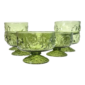 Mossy Bark Champagne Coupes - Set of Eight