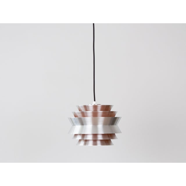 Vintage Swedish Trava Pendant Lamp by Carl Thore for Granhaga Metallindustri, 1960s For Sale - Image 11 of 11
