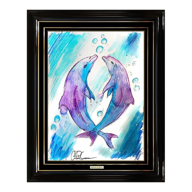 Playful Dolphins, Christian Lassen For Sale
