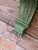 Wood Pair of Carved Acanthus Wall Bracket Shelves / Corbels in Distressed Green Finish For Sale - Image 7 of 11