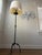 1990s Laura Lee Designs Handcrafted Wrought Iron Tripod Floor Lamp For Sale - Image 4 of 4