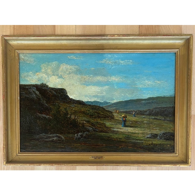 Painter. Born in 1808 and died in 1893 in Lyon. A student at the Ecole des Beaux-Arts in Lyon, collaborator of Fonville...