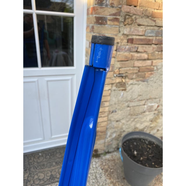 Tolix Vintage Industrial Bar Stool in Blue by Xavier Pauchard for Tolix, 2010s For Sale - Image 4 of 18